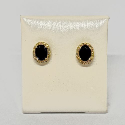 Silver-gilt Spinel and Citrine Earrings